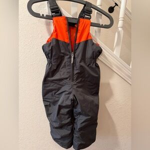 ZeroXposur Vibrant Orange and Charcoal Overalls